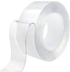Flippy Banda Dublu Adeziva, Flippy, Rezistenta la Apa, Reutilizabila, Tehnologie Nano, 50mm x 1mm x 5m, Fara Urme, Transparenta (135009)