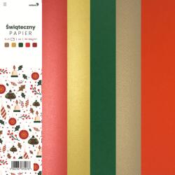  Set mix de hârtii colorate Crăciun pachet 25A4
