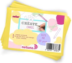  Hârtie decorativă netedă bristol galben pachet 50A6
