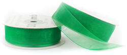  25mm WO9086 Panglică de sifon verde închis 32mb