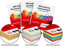  Mix Kolorów Fluorescencyjnych 4x25A4 80g