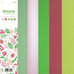  Set mixt de hârtii colorate Primăvară pachet 25A4