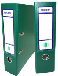 Ekobox Legător de documente PP Ekobox 80mm verde 20 pcs