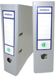 Ekobox Legător de documente PP Ekobox 80mm gri 20 pcs