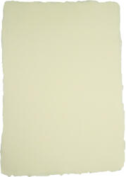  Hârtie decorativă ornamentată manual netedă ecru 5A4
