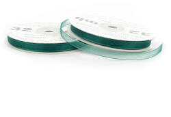  6mm WO9090 Panglică de sifon verde închis 32mb