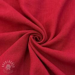  Viszkóz lenvászonnal WASHED dark red