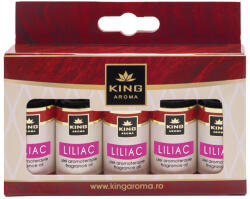 KINGAROMA Pachet 5 x Ulei Parfumat Aromaterapie LILIAC, KING Aroma , Set Rezerva pentru Nostalgie, Prospetime si Atmosfera de Primavara