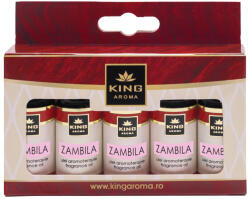 KINGAROMA Pachet 5 x Ulei Parfumat Aromaterapie ZAMBILA, KING Aroma, Set Rezerva pentru Prospetime Florala, Optimism E i Parfum de Primavara