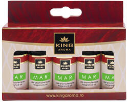 KINGAROMA Pachet 5 x Ulei Parfumat Aromaterapie MAR Verde, KING Aroma , Set Rezerva pentru Vitalitate, Prospetime E i Ambianta Tonica