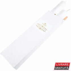 KING Aroma Set 2 Lumanari Cununie Botez KING Aroma, 40 cm, Alb Imaculat, Premium, Lumanari Eveniment si Decor Elegant