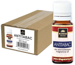 KINGAROMA Pachet 50 uleiuri parfumate aromaterapie Antitabac, KING Aroma, 10 ml