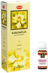 HEM Pachet Promo: 120 Betisoare Parfumate HEM Magnolie (Magnolia) + Ulei Aromaterapie Magnolie KING Aroma, 10ml