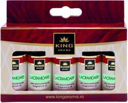 KINGAROMA Pachet 5 x Ulei Parfumat Aromaterapie LACRAMIOARE, KING Aroma , Set Rezerva pentru Puritate, Liniste si Eleganta Primavaratica