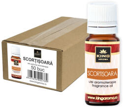 KINGAROMA Pachet 50 uleiuri parfumate aromaterapie Scortisoara, KING Aroma, 10 ml