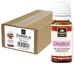 KINGAROMA Pachet 50 uleiuri parfumate aromaterapie Zambila, KING Aroma, 10 ml