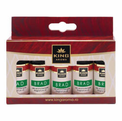 KINGAROMA Pachet 5 x Ulei Parfumat Aromaterapie VANILIE, KING Aroma, Set Rezerva pentru Confort, Relaxare si Ambianta Dulce