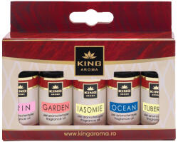 KINGAROMA Pachet 5 Uleiuri Parfumate Aromaterapie - Editie Speciala SUMMER, KING Aroma