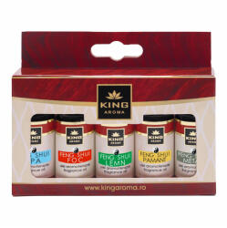 KINGAROMA Pachet 5 uleiuri parfumate aromaterapie, FENG SHUI, Kingaroma , Five Elements, Echilibru Energetic si Armonie Totala