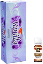 HEM Pachet Promo: 120 Betisoare Parfumate HEM Vanilie (Vanilla) + Ulei Aromaterapie Vanilie KING Aroma, 10ml