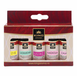 KINGAROMA Pachet 5 Uleiuri Parfumate Aromaterapie - Editie Speciala SPRING, KING Aroma