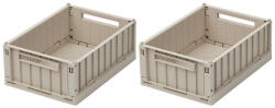 LIEWOOD Tárolódobozok S Weston Sandy 2 darab - LWD-010 (LWD-010)
