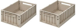 LIEWOOD Tárolódobozok M Weston Sandy 2 darab - LWD-013 (LWD-013)