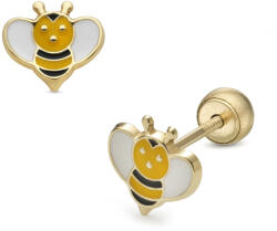 Lisa Jewelry for Kids méhecske gyerek fülbevaló gömb zárral (JTAG-0336-18) - lisajewelryforkids