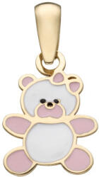 Lisa Jewelry for Kids mackó sárga arany medál (JTAG-4211)