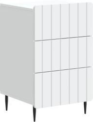 vidaXL Dulap de noapte cu sertar Alb 43x 41 x 68 cm Lemn prelucrat GartenMobel Dekor (894325)