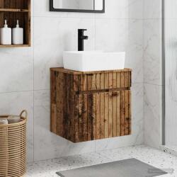 vidaXL Chiuveta de baie suspendata Lemn vechi 49 x 41 x 63 cm GartenMobel Dekor (890590)