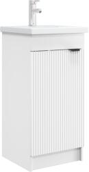 vidaXL Mobila de baie cu chiuveta Alb 42 x 40 x 84, 5 cm Lemn prelucrat GartenMobel Dekor (890084)