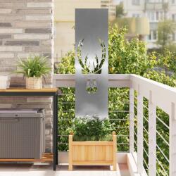 vidaXL Ecran de intimitate pentru gradina Argintiu 32 x 140 cm GartenMobel Dekor (876263)