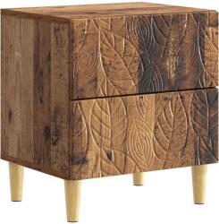 vidaXL Noptiera Lemn vechi 43 x 34, 5 x 48 cm Lemn prelucrat GartenMobel Dekor (895001)