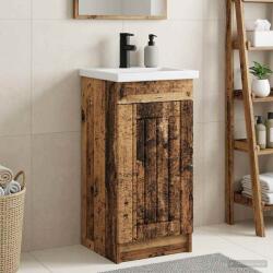 vidaXL Mobila de baie cu chiuveta Lemn vechi 42 x 40 x 84, 5 cm GartenMobel Dekor (890032)