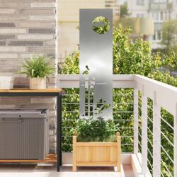 vidaXL Ecran de intimitate pentru gradina Argintiu 32 x 140 cm GartenMobel Dekor (876250)