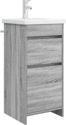 vidaXL Mobila de baie cu chiuveta Sonoma gri 42 x 40 x 84, 5 cm GartenMobel Dekor (890725)