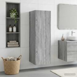 vidaXL Dulap Bathroom Montat pe Perete Sonoma gri 33 x 34, 5 x 100 cm GartenMobel Dekor (890528)