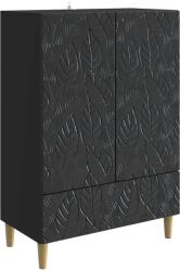 vidaXL Bufet Negru 66 x 34, 5 x 95 cm Lemn prelucrat GartenMobel Dekor (895126) Comoda