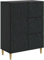vidaXL Bufet Negru 66 x 34, 5 x 90 cm Lemn prelucrat GartenMobel Dekor (895086) Comoda