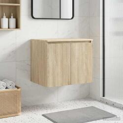 vidaXL Dulap Bathroom Montat pe Perete Stejar Sonoma GartenMobel Dekor (890474)