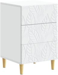 vidaXL Noptiera Alb 43 x 39, 5 x 66, 5 cm Lemn prelucrat GartenMobel Dekor (895015)