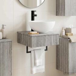 vidaXL Basin de spalare montat pe perete Sonoma gri 40 x 41 x 40, 5 cm GartenMobel Dekor (890184)