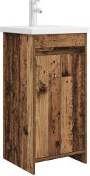 vidaXL Mobila de baie cu chiuveta Lemn vechi 42 x 40 x 84, 5 cm GartenMobel Dekor (890774)