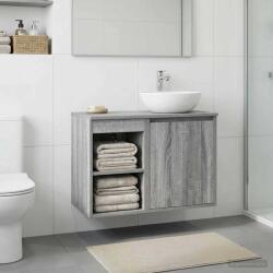 vidaXL Dulap de Baie Intre Sonoma gri 30 x 41 x 50 cm Lemn prelucrat GartenMobel Dekor (890347)