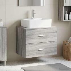 vidaXL Dulap de baie montat pe perete Sonoma gri 62, 5 x 44, 5 x 50 cm GartenMobel Dekor (890331)