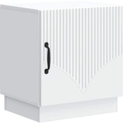 vidaXL Noptiera Alb 43 x 34, 5 x 47 cm Lemn prelucrat GartenMobel Dekor (895255)