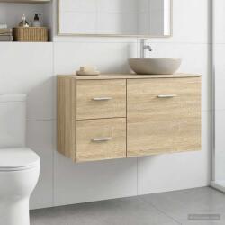 vidaXL Dulap de Baie Intre Stejar Sonoma 30 x 44, 5 x 50 cm GartenMobel Dekor (890376)