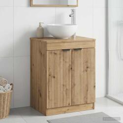 vidaXL Dulap de Baie Stejar Artizanal 54 x 41 x 70 cm Lemn prelucrat GartenMobel Dekor (890157)