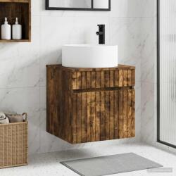 vidaXL Chiuveta de baie suspendata Stejar fumuriu 49 x 44, 5 x 65, 5 cm GartenMobel Dekor (890627)